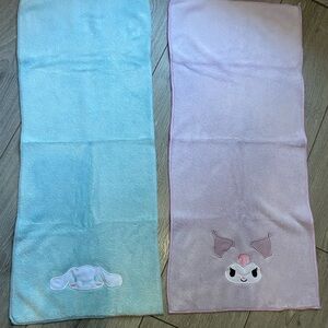 Sanrio - Set of 2 Cinnamoroll & Kuromi Microfibre Towels
